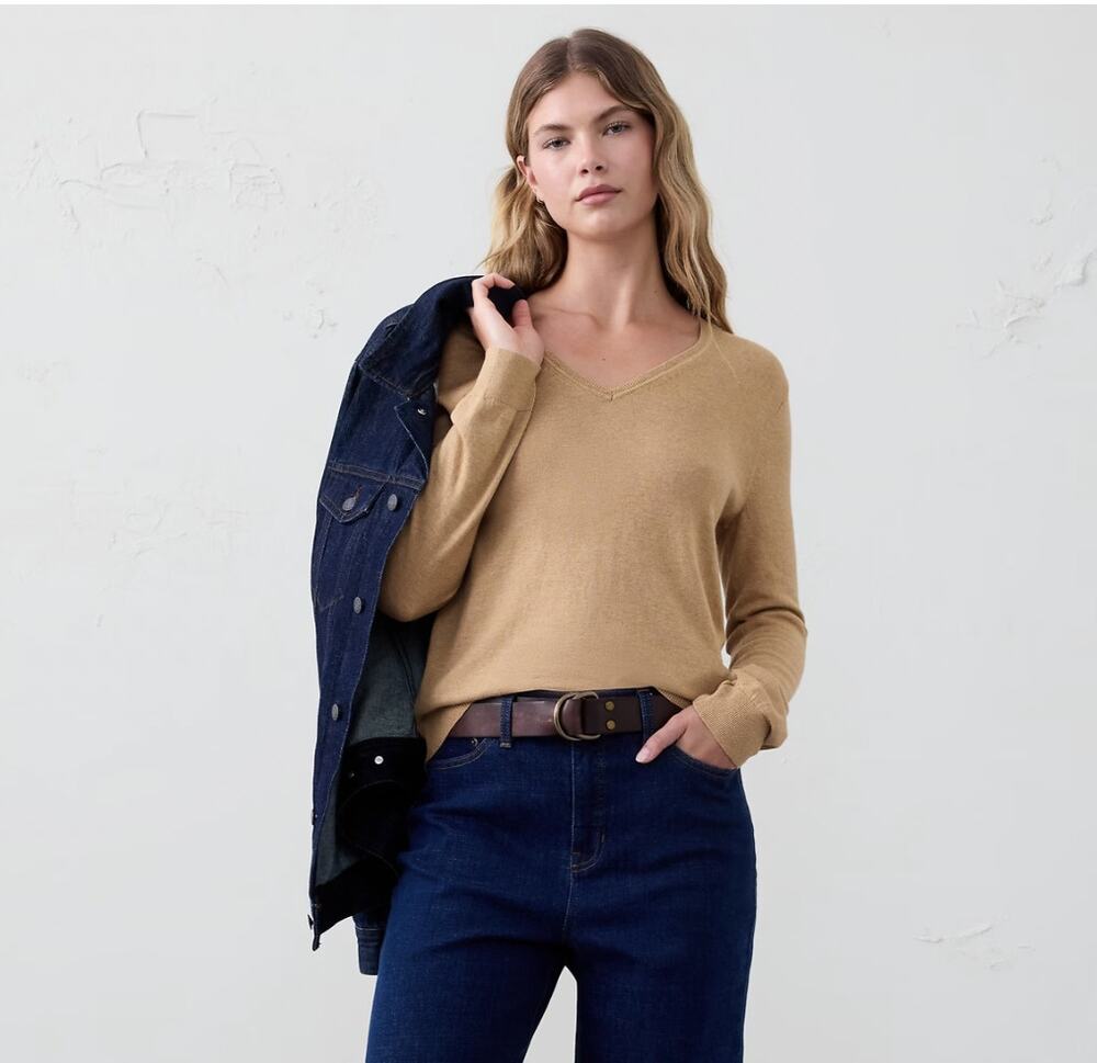 BANANA REPUBLIC V Neck Sweater